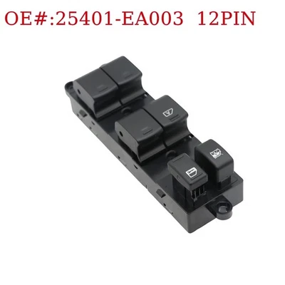 Interruptor maestro de ventana eléctrica del lado del conductor para Nissan Frontier Nissan Xterra 05-2012 Foto 1 de 4