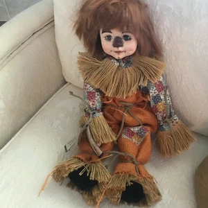 Effanbee Faith Wick Puppe SCARECROW 17" Vinyl Halloween 1983 - Bild 1 von 5