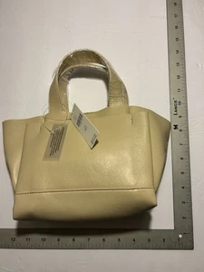 Anthropologie The Ella Mini Pocket Tote Bag Cremefarben  - Bild 1 von 12