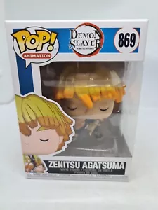 Funko Demon Slayer Zenitsu Agatsuma Pop! Animation Vinyl Figure #869 New In Box - Picture 1 of 7