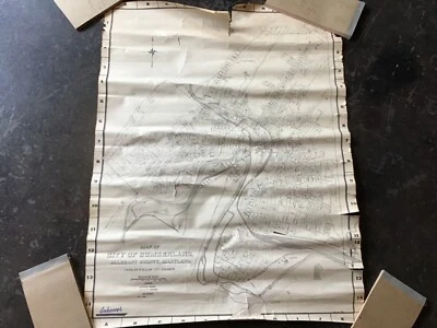 City of Cumberland, Allegany County, Maryland map October 1968 24X48 - Image 1 of 4