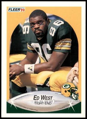Ed West #181 1990 Fleer - Image 1 of 2