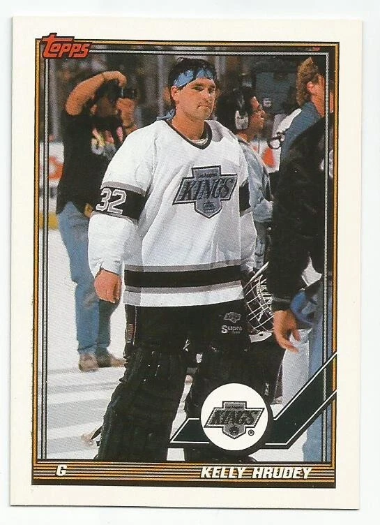KELLY HRUDEY 1991-92 TOPPS CARD FLAWLESS CONDITION
