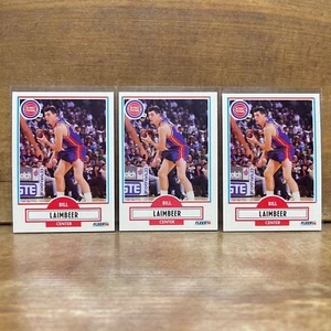 Lot of THREE 1990 Fleer #58 Bill Laimbeer Detroit Pistons Basketball Cards - Bild 1 von 2