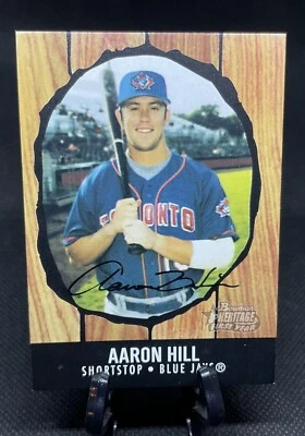 2003 Bowman Heritage Facsimile Signature #272 Aaron Hill KN - Toronto Blue Jays - Image 1 of 3