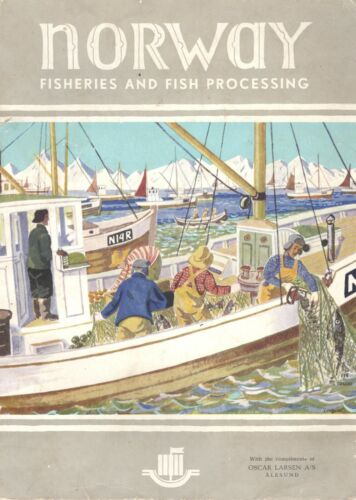 NORWAY Fisheries and Fish Processing 1949 OSCAR LARSEN ALESUND Ragnar Lindquist