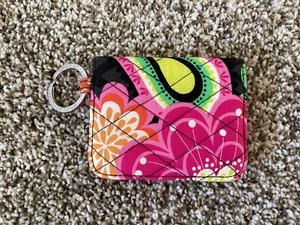 VERA BRADLEY ZIGGY ZINIA CAMPUS DOUBLE ID CASE w/KEY RING~NWOTS~QK SHIPPING - Picture 1 of 3