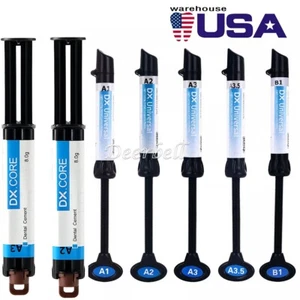 Dental Cure Light Composite Resin A1 A2 A3 A3.5 B1 Dual Cure Flowable A2 A3 - Picture 1 of 39