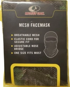 Mossy Oak Obsession Mesh Facemask Breathable Secure Fit One Size Fits Most - Picture 1 of 3