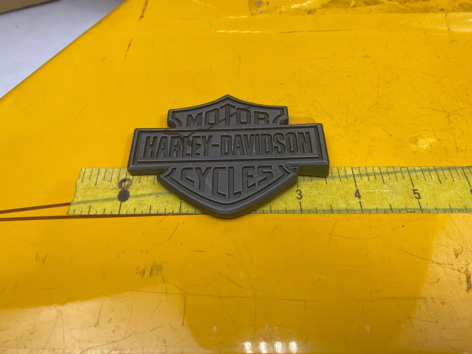 HD OEM Genuine Harley Fuel Tank Emblem Right Side Sportster 49ers Blems - Image 1 of 4