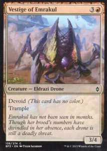 4X VESTIGE OF EMRAKUL 136/274 BATTLE FOR ZENDIKAR MTG MAGIC LP X4 - Picture 1 of 1