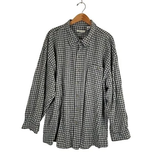 Camisa de Colección Summa Para Hombres Talla 4X Nubby Texturizada Tejida Seda A Cuadros Abotonada Usada en Excelente Condición - Imagen 1 de 8
