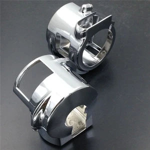Chrome Switch Housing Cover For Honda Vtx 1800 Model C / R / S / F / N 2002-2007 - Foto 1 di 6