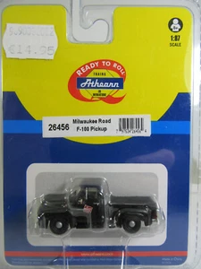 Athearn 1:87 1955 Ford F100 Pickup Milwaukee Road USA Finished Model - Picture 1 of 4