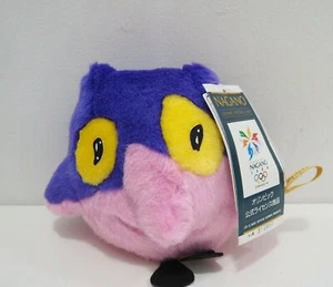 Snowlets Nagano Winter Blue Pink Olympic 1998 Mascot Plush 5" TAG Doll Japan  - Picture 1 of 8