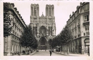 REIMS 51 rue Rockefeller CPA animée écrite à Mme et Mr Pingenot Pantin 20-7-1953 - Imagen 1 de 2