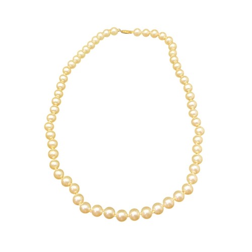 OFF WHITE Collana Vintage Off White Colore Perla Annodata Tono Oro Chiusura Filigrana Donna 20