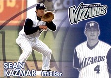 2005 Fort Wayne Wizards Grandstand #12 Sean Kazmar Las Vegas Nevada NV Card