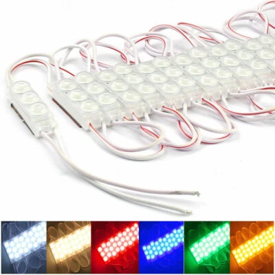 Super Bright 3LEDs 2835 Module LED Strip Light IP65 Waterproof Small Size DC12V - Image 1 of 4