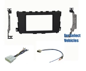Combo de kit de cables de ajuste de tablero estéreo de auto doble Din para Nissan Altima 2013 2014-2018 - Imagen 1 de 1