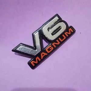 Bin13 Used 94 95 96 97 98 99 00 01 DODGE RAM V6 MAGNUM SIDE EMBLEM LOGO BADGE - Picture 1 of 3