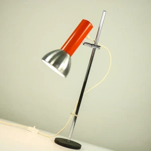 Doria Tisch Lampe Strahler Spot orange Techniker Lese Leuchte Vintage 70er Jahre - Bild 1 von 10