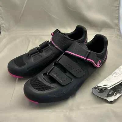 Новый без коробки Pearl Izumi женщин выбрать дороги V5 Studio черный/розовый Велоспорт размер 10 - Изображение 1 из 4