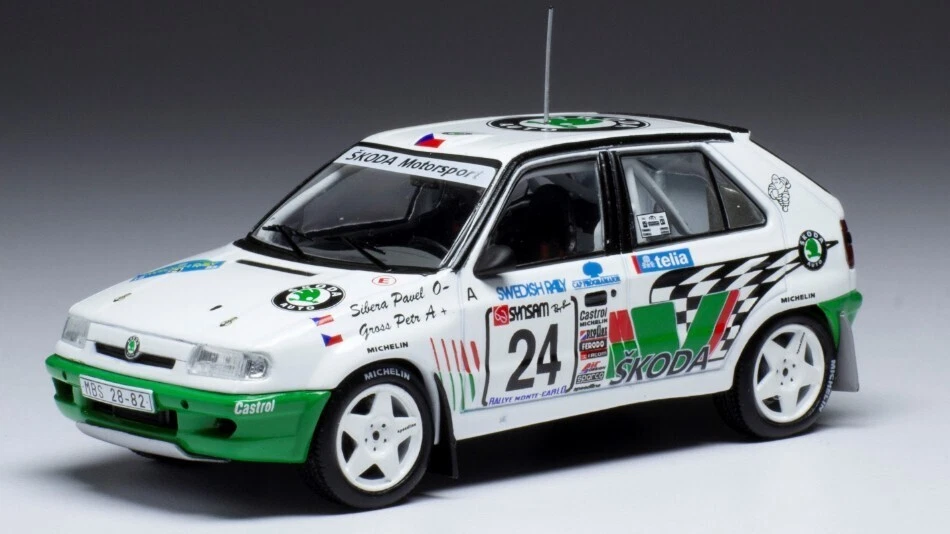 SKODA FELICIA KIT CAR N.24 RALLY SWEDEN 1995 SIBERA/GROSS 1:43 - Immagine 1 di 1