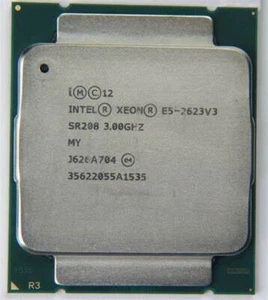 Intel Xeon E5-2623 V3 Quad Core 3.0GHz 10MB SR208 105W LGA 2011-3 CPU Processor - Picture 1 of 4