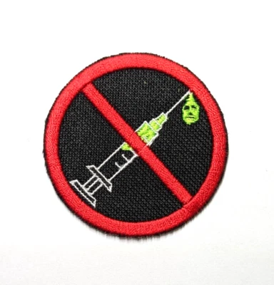 Anti Vax Patch FJB Let's Go Brandon Patriot Prepper Gift For Freedom Lover  - Image 1 of 2