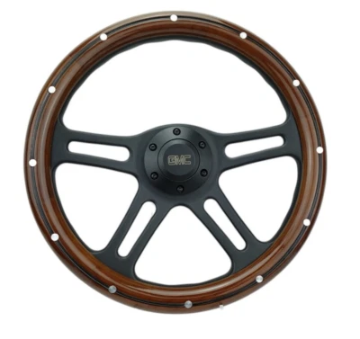 Camión GMC 74-94 C15 C25 C1500 C2500 caoba 4 radios volante billet 14" Foto 1 de 4