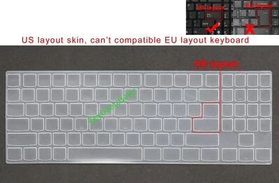 US Keyboard Skin Cover for Lenovo Y730 Y730-17ich Y740 Y740-17ICHg Y740-17IRH - Image 1 of 4