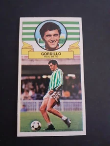 Cromo 85 86 Gordillo Baja Betis Sin Pegar Este Album 1985 1986 Cromos Estampa - Imagen 1 de 2