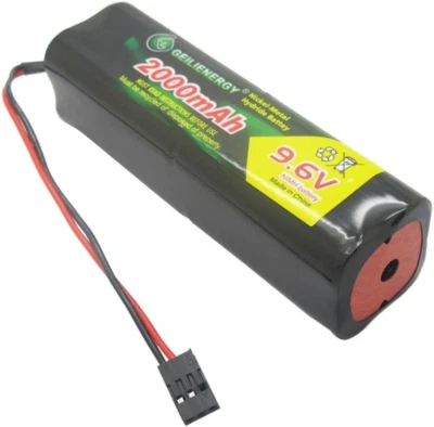 9.6V 2000Mah Nimh Battery Pack with Hitec Connector Square Futaba NT8S600B Trans - Image 1 of 4