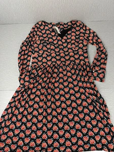 Brooks Brothers Women Long Sleeve Dress Large Missing Belt - Picture 1 of 3