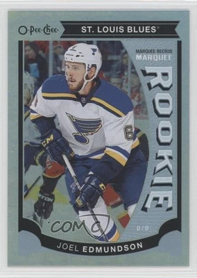 2015-16 Upper Deck O-Pee-Chee Update Rainbow Foil Joel Edmundson #U22 Rookie RC - Image 1 of 2