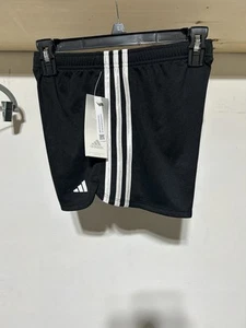 NWT Adidas Girls Three Strip Shorts size XL - Picture 1 of 2