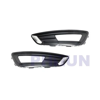 2Pcs Front Bumper Left & Right Fog Light Cover Bezel For Ford Focus 2015-2017 US Foto 1 de 4