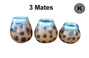 Argentina Mate Kürbis Natürliche Handgefertigte Teetasse Set 3 - Bild 1 von 3