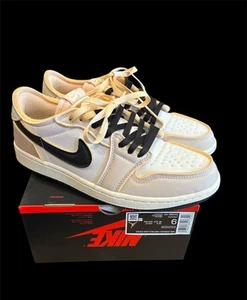 6271) Nike Air Jordan 1 One Low OG EX Coconut Milk Sail DV0982-100 Men’s Size 9 - Picture 1 of 8