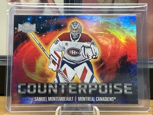2024-25 UD SkyBox Metal Hockey Samuel Montembeault RC Counterpoise #23 - Picture 1 of 10