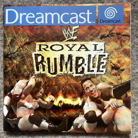 WWF Royal Rumble Dreamcast Manual ONLY Replacement Instruction Booklet