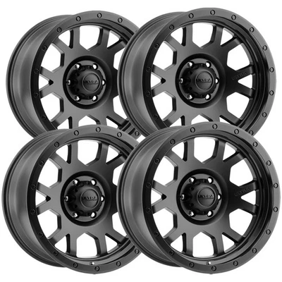 (Set of 4) Ultra 113 The Boss 20x9 6x135 +1mm Satin Black Wheels Rims 20" Inch - Image 1 of 4