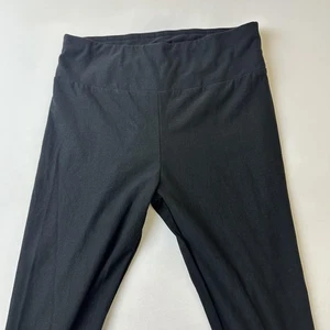 No Boundaries Pants Womens Medium Black Stretch Yoga Flare High Rise Activewear - Picture 1 of 7