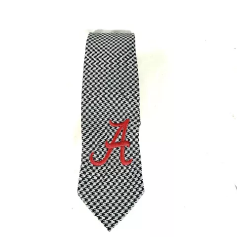 Alabama Houndstooth Necktie Approx 58” Long NEW NECK TIE Cover