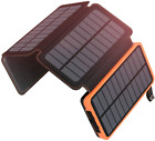 A ADDTOP Solar Powerbank 25000Mah Tragbare Solar Ladegerät Mit 4 Solarpanels, Ou