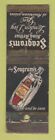 Matchbook Cover - Seagram's London Dry Gin feature WEAR