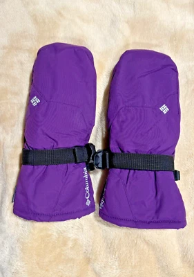 Columbia Youth Large Mittens Omni heat Purple - Image 1 of 4