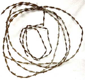 ANTIKER 1881 ALLIS STACHELBANDZAUN, ROSTIG, TEXAS RANCH, BUCKHORN? PER FUSS VERKAUFT - Bild 1 von 3