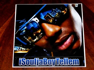 SOULJA BOY SIGNIERT ISOULJABOYTELLEM.COM 12 X 12 ALBUM COVERFOTO RAP HIP HOP!! - Bild 1 von 1